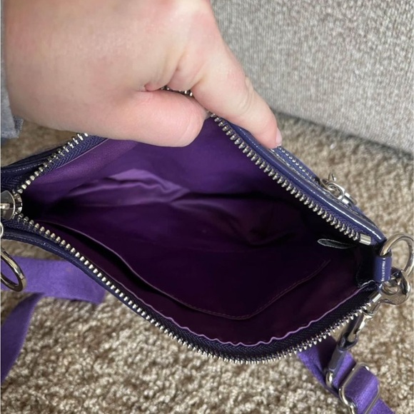 Coach Purple and Red Sequin Crossbody Bag - Picture 3 of 5